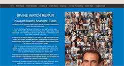 Desktop Screenshot of irvinewatchrepair.com