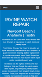 Mobile Screenshot of irvinewatchrepair.com